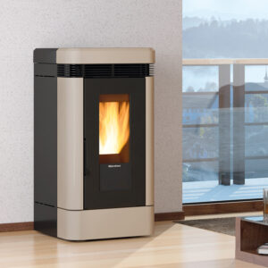 Extraflame Lucia Plus Pelletofen Tortora + 250 kg Pellets gratis